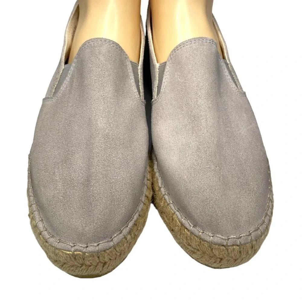 Fabiolas Womens Gray Suede Handcrafted 1